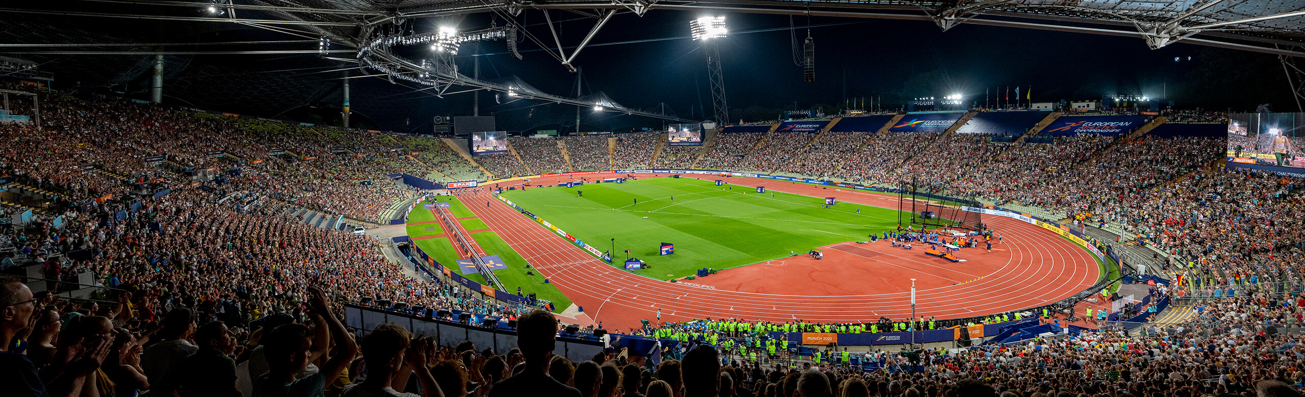 Running Track in Munich's Olympic Stadium